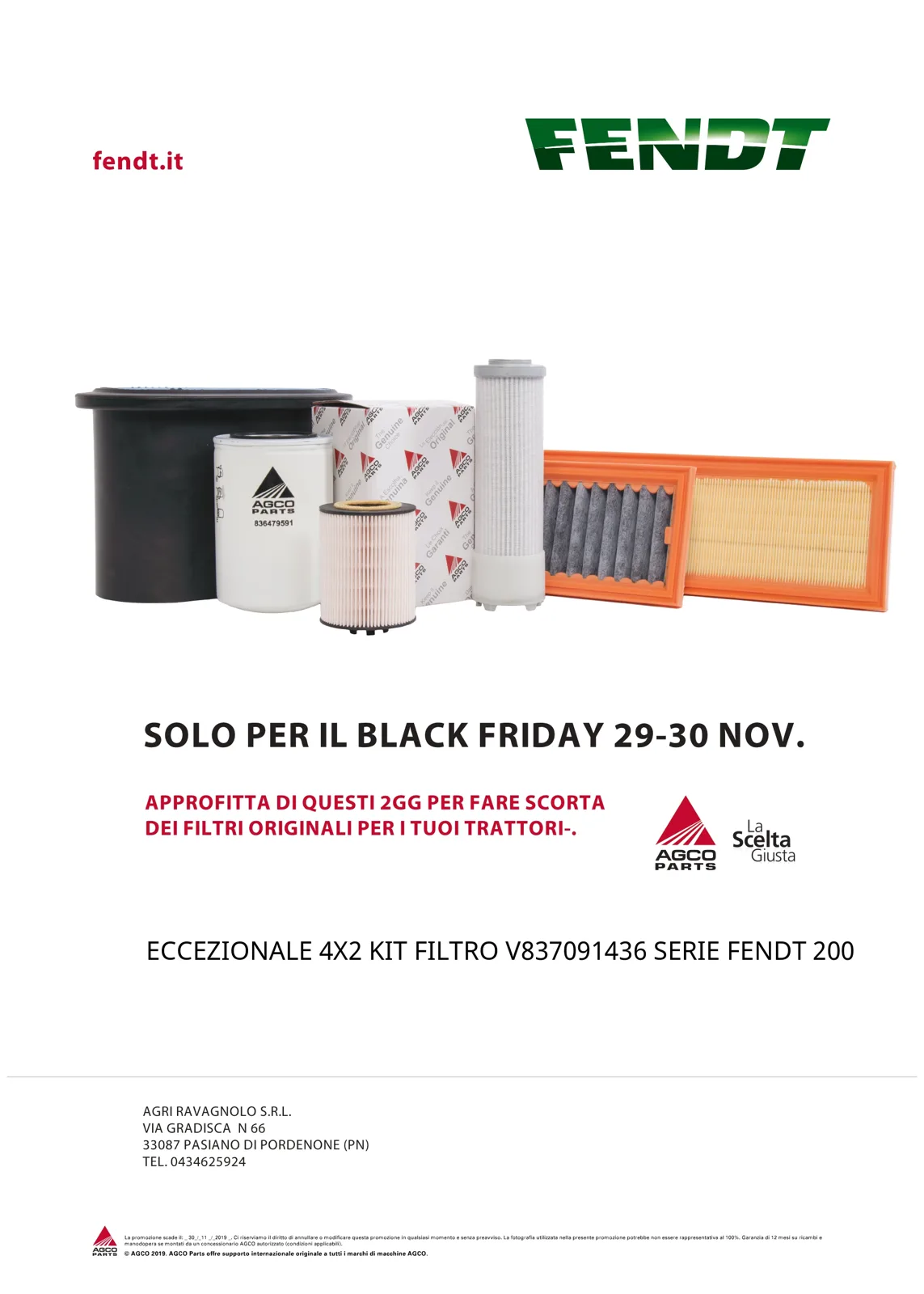 BLACK FRIDAY – LE NOSTRE OFFERTE
