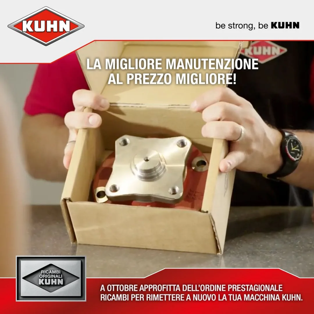 RIMETTI A NUOVO LA TUA MACCHINA KUHN PER LA NUOVA STAGIONE! SONO APERTI GLI ORDINI PRESTAGIONALI!