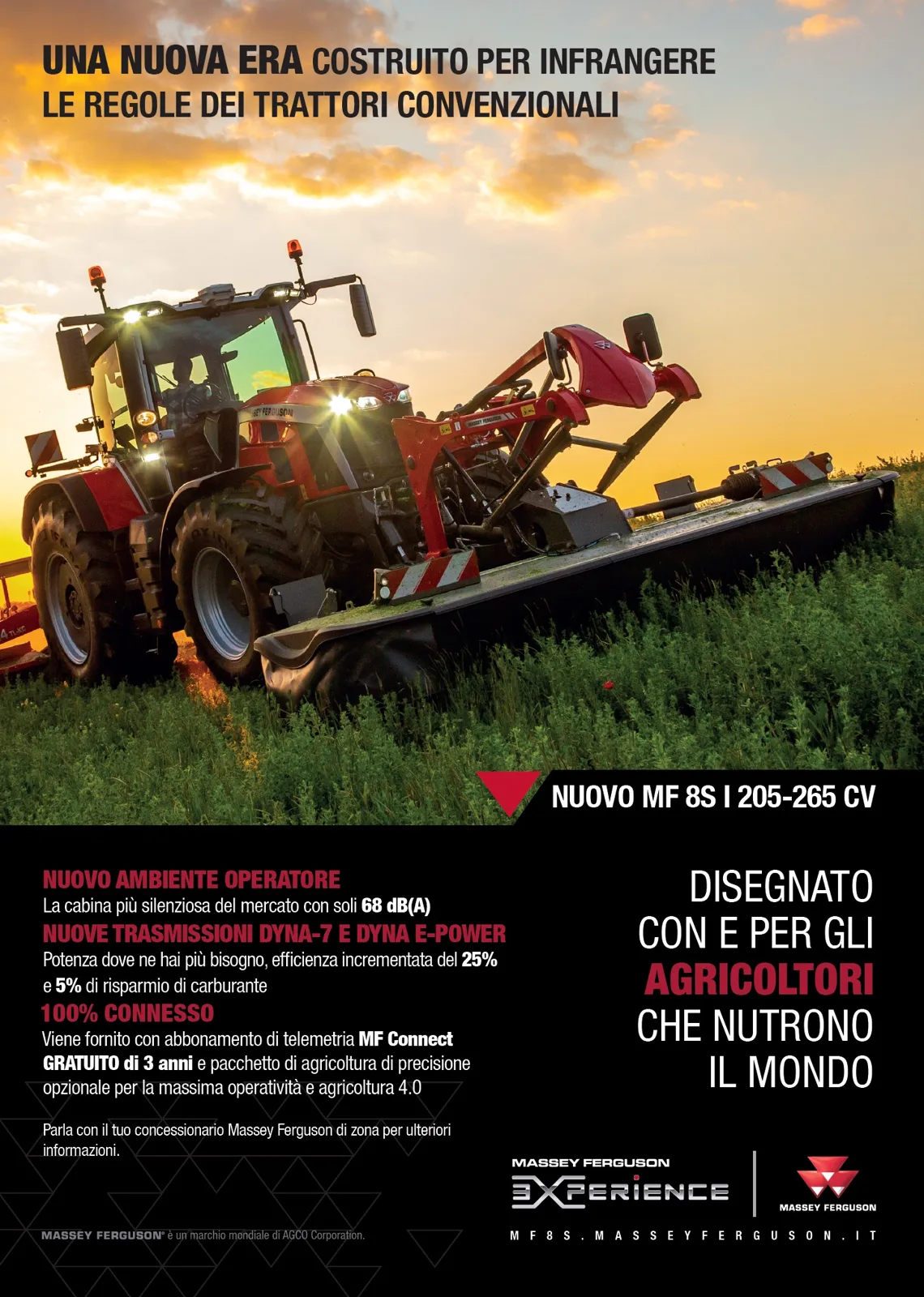 MF 8S – COSTRUITO PER INFRANGERE LE REGOLE DEI TRATTORI CONVENZIONALI