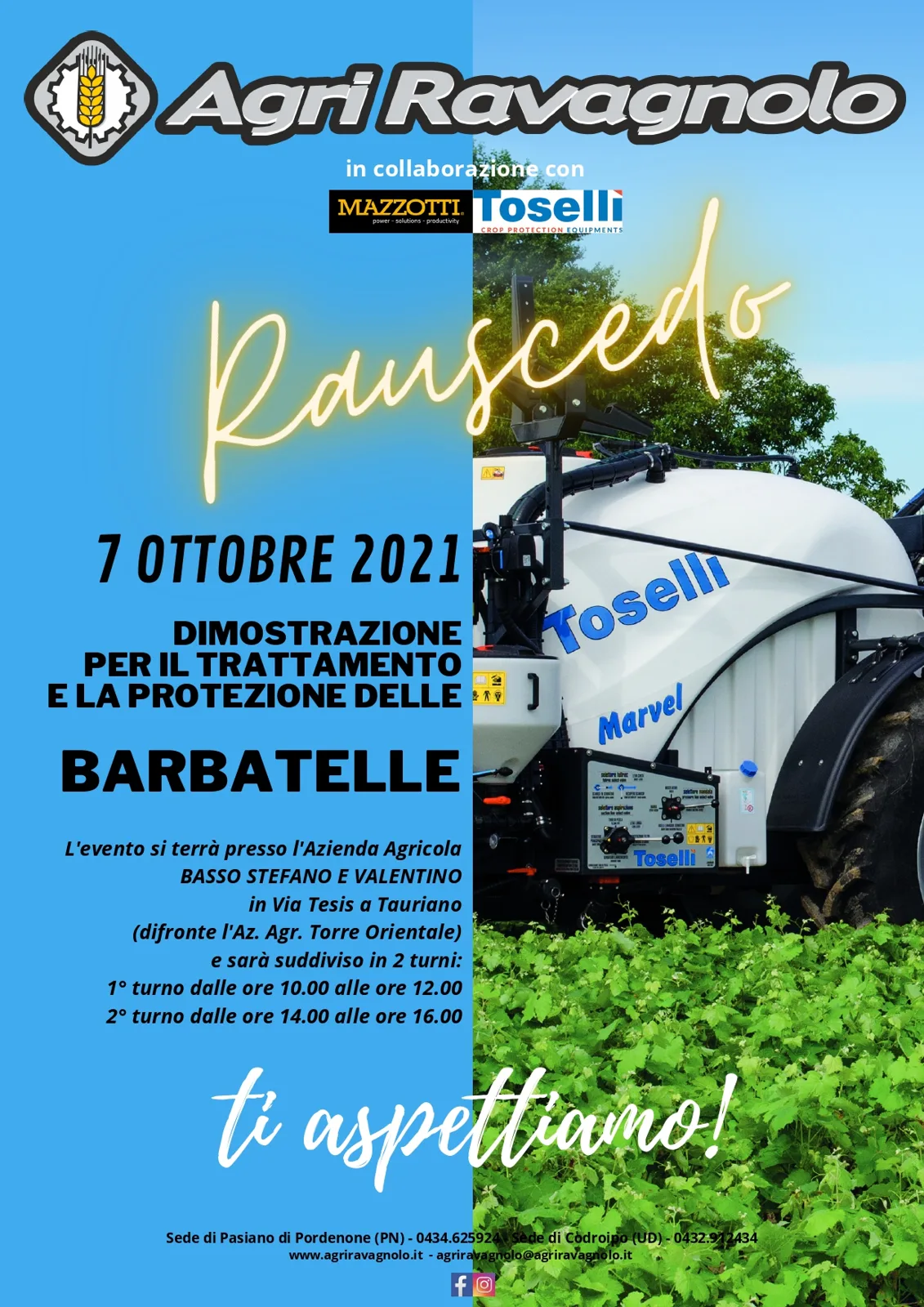 PROVE IN CAMPO 2021 – RAUSCEDO